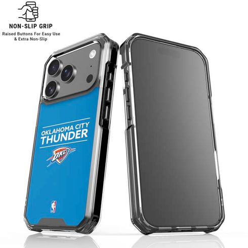 NBA Oklahoma City Thunder Standard - Blue iPhone 18 Pro Clear Case