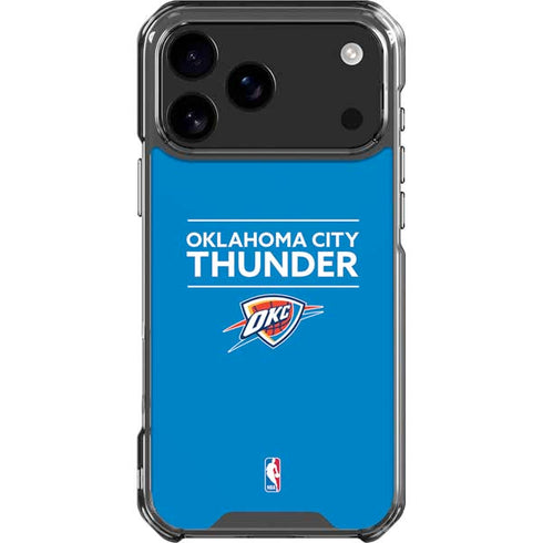NBA Oklahoma City Thunder Standard - Blue iPhone 18 Pro Max Clear Case
