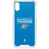 NBA Oklahoma City Thunder Standard - Blue iPhone XS Clear Case
