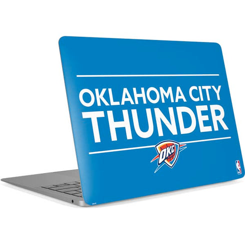 NBA Oklahoma City Thunder Standard - Blue Apple MacBook Air Skin