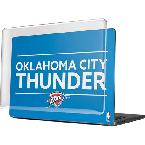 NBA Oklahoma City Thunder Standard - Blue MacBook Pro 14in (2021-24) Case plus Skin