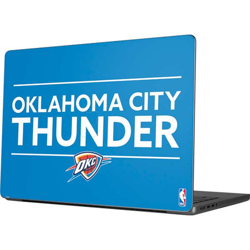 NBA Oklahoma City Thunder Standard - Blue Apple MacBook Pro 14-inch Skin