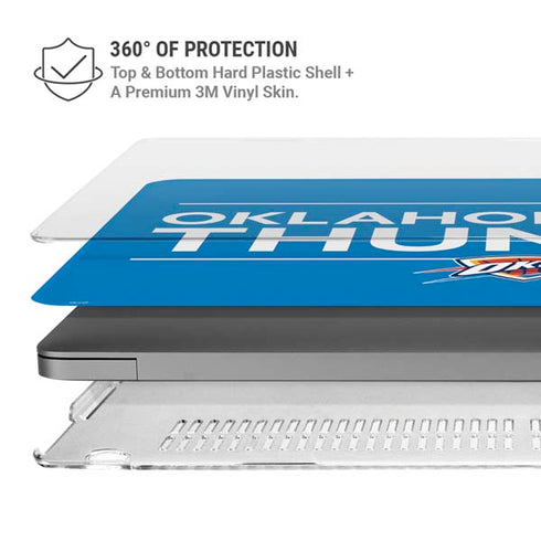 NBA Oklahoma City Thunder Standard - Blue MacBook Cases