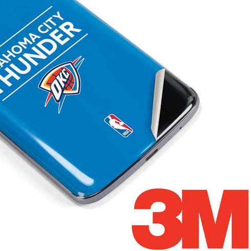 NBA Oklahoma City Thunder Standard - Blue Moto E5 Plus Skin