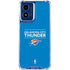NBA Oklahoma City Thunder Standard - Blue Moto G Play 4G (2024) Clear Case