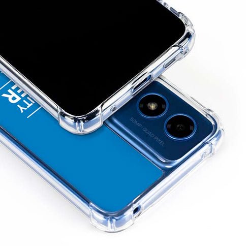NBA Oklahoma City Thunder Standard - Blue Moto G Play 4G (2024) Clear Case