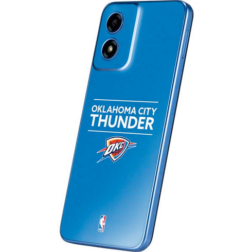 NBA Oklahoma City Thunder Standard - Blue Moto G Play 4G (2024) Skin