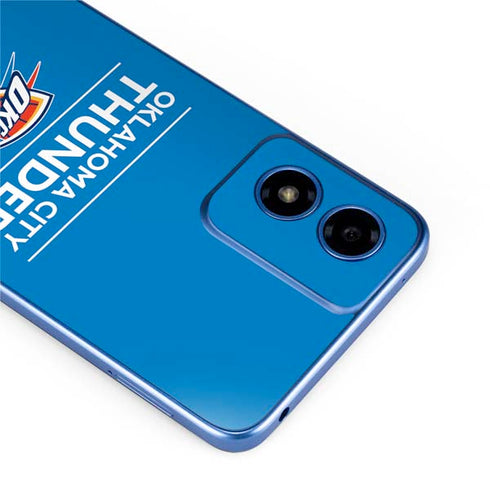 NBA Oklahoma City Thunder Standard - Blue Moto G Play 4G (2024) Skin