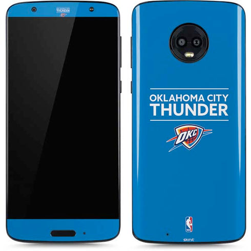 NBA Oklahoma City Thunder Standard - Blue Moto G6 Skin