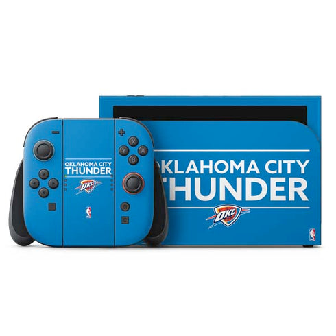 NBA Oklahoma City Thunder Standard - Blue Nintendo Skins