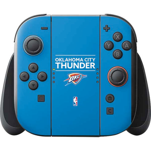 NBA Oklahoma City Thunder Standard - Blue Nintendo Switch 2 (2025) with Joy-Con Skin