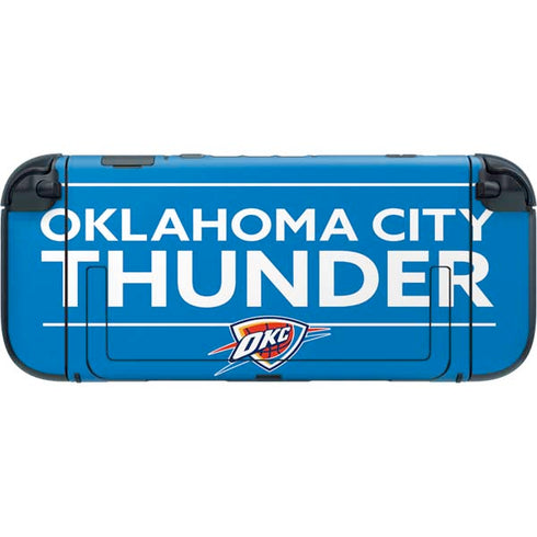 NBA Oklahoma City Thunder Standard - Blue Nintendo Switch 2 (2025) with Joy-Con Skin