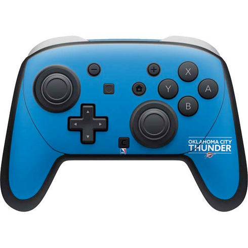 NBA Oklahoma City Thunder Standard - Blue Nintendo Switch 2 (2025) Pro Controller Skin