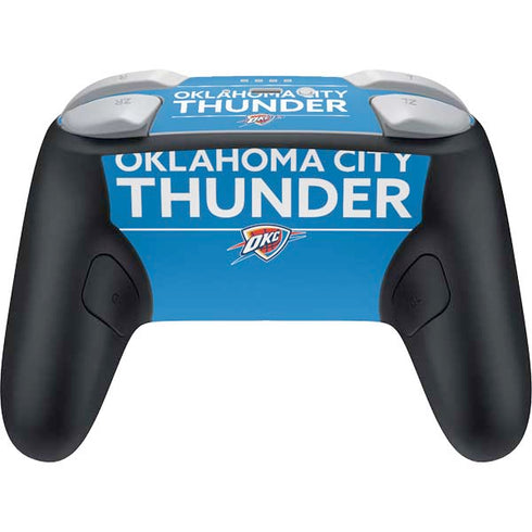 NBA Oklahoma City Thunder Standard - Blue Nintendo Switch 2 (2025) Pro Controller Skin