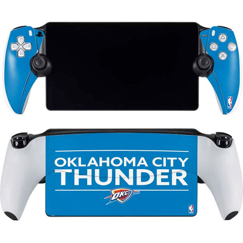 NBA Oklahoma City Thunder Standard - Blue PlayStation Portal Remote Player Skin