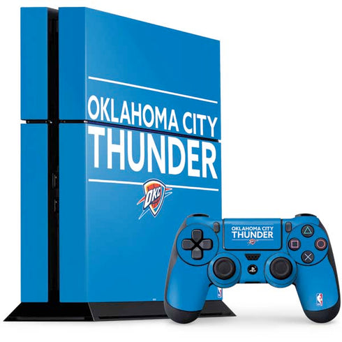 NBA Oklahoma City Thunder Standard - Blue PlayStation PS4 Skins