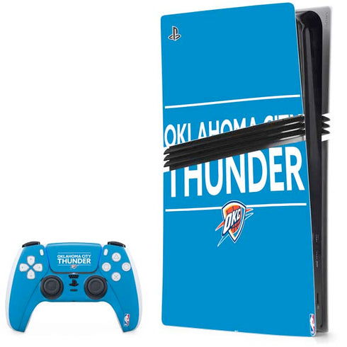 NBA Oklahoma City Thunder Standard - Blue PlayStation PS5 Skins