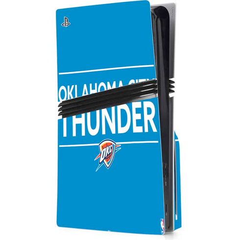 NBA Oklahoma City Thunder Standard - Blue PlayStation PS5 Skins