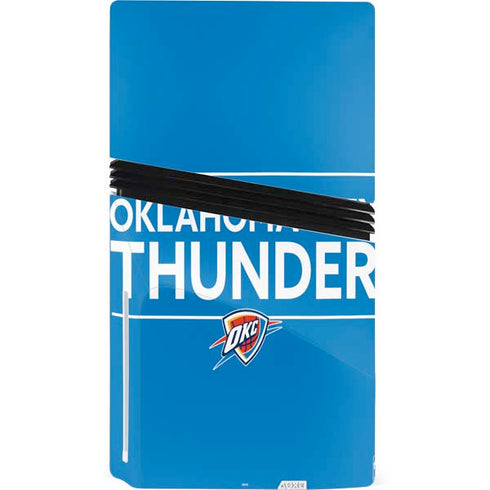 NBA Oklahoma City Thunder Standard - Blue PS5 Pro Disk Console Skin