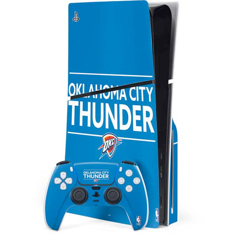 NBA Oklahoma City Thunder Standard - Blue PlayStation PS5 Skins