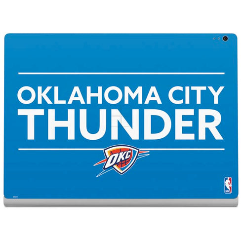 NBA Oklahoma City Thunder Standard - Blue Surface Book 2 15in Skin