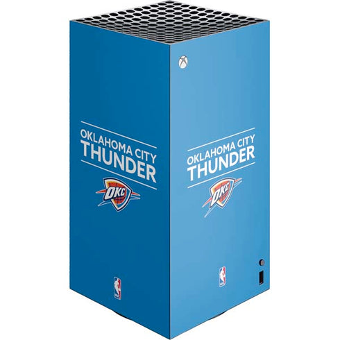 NBA Oklahoma City Thunder Standard - Blue XBox Series X Digital Edition Console Skin