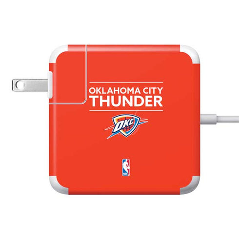 NBA Oklahoma City Thunder Standard - Orange 85W Power Adapter (15 and 17 inch MacBook Pro Charger) Skin