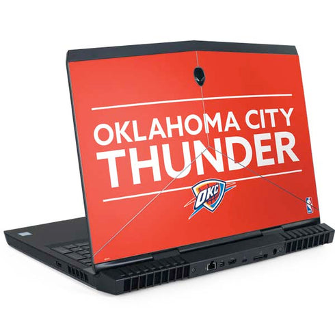 NBA Oklahoma City Thunder Standard - Orange Dell Alienware Skin