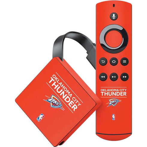 NBA Oklahoma City Thunder Standard - Orange Amazon Fire TV Skin
