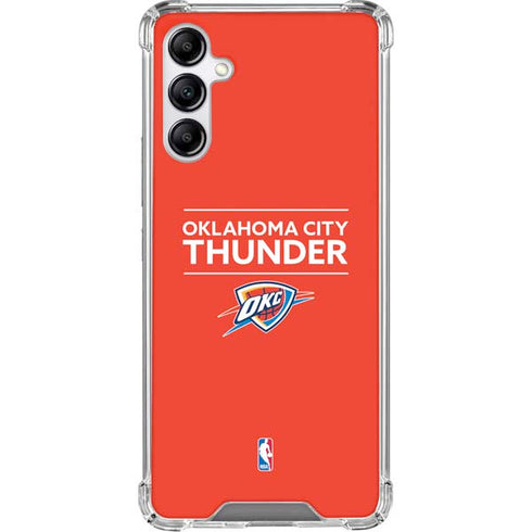 NBA Oklahoma City Thunder Standard - Orange Gabb Phone 4 Clear Case