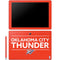 NBA Oklahoma City Thunder Standard - Orange Galaxy Book 12in Skin