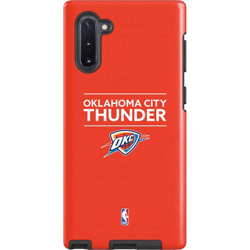 NBA Oklahoma City Thunder Standard - Orange Galaxy Cases