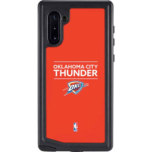 NBA Oklahoma City Thunder Standard - Orange Galaxy Cases
