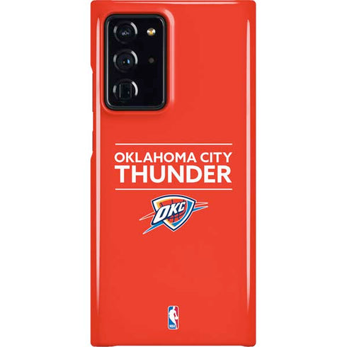 NBA Oklahoma City Thunder Standard - Orange Galaxy Cases