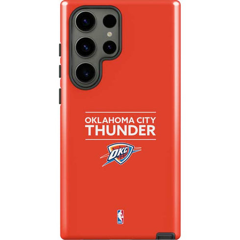 NBA Oklahoma City Thunder Standard - Orange Galaxy S23 Ultra Pro Case