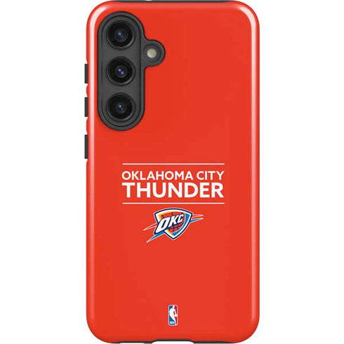 NBA Oklahoma City Thunder Standard - Orange Galaxy S25 Impact Case