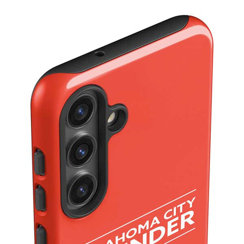 NBA Oklahoma City Thunder Standard - Orange Galaxy S25 Impact Case