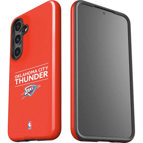 NBA Oklahoma City Thunder Standard - Orange Galaxy S25 Plus Impact Case