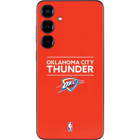 NBA Oklahoma City Thunder Standard - Orange Galaxy S25 Plus Skin