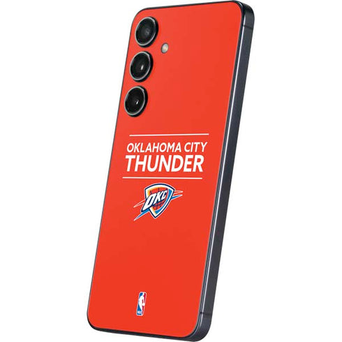NBA Oklahoma City Thunder Standard - Orange Galaxy S25 Plus Skin