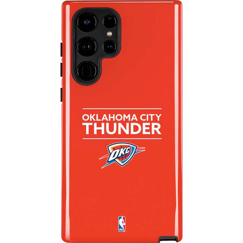 NBA Oklahoma City Thunder Standard - Orange Galaxy Cases