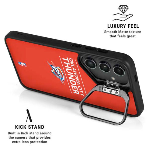 NBA Oklahoma City Thunder Standard - Orange Galaxy S24 Ultra Kickstand Case