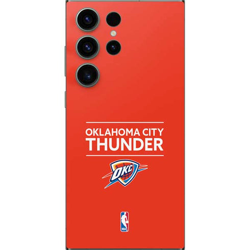 NBA Oklahoma City Thunder Standard - Orange Galaxy S24 Ultra Skin