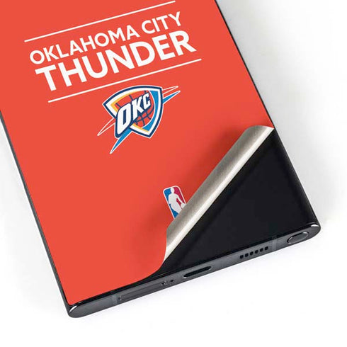 NBA Oklahoma City Thunder Standard - Orange Galaxy S24 Ultra Skin