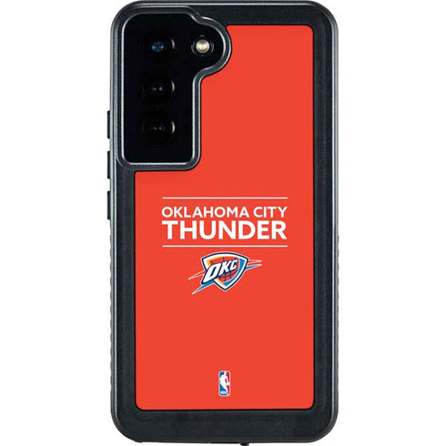 NBA Oklahoma City Thunder Standard - Orange Galaxy S24 Waterproof Case