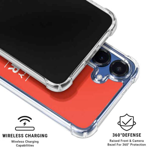 NBA Oklahoma City Thunder Standard - Orange Galaxy S25 Plus Clear Case