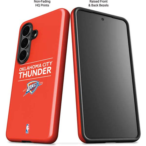 NBA Oklahoma City Thunder Standard - Orange Galaxy S26 Impact Case