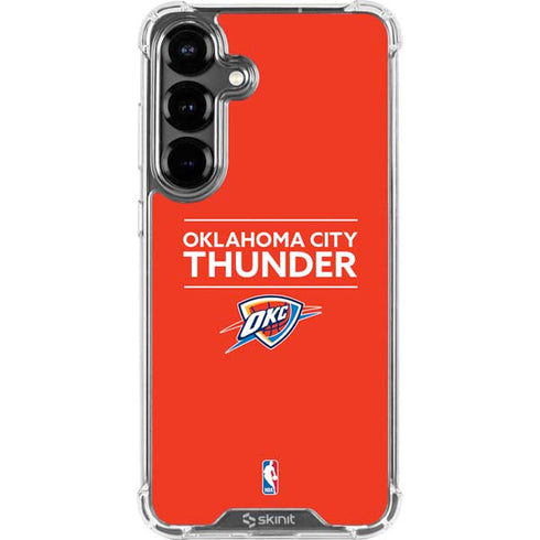NBA Oklahoma City Thunder Standard - Orange Galaxy S26 Plus Clear Case
