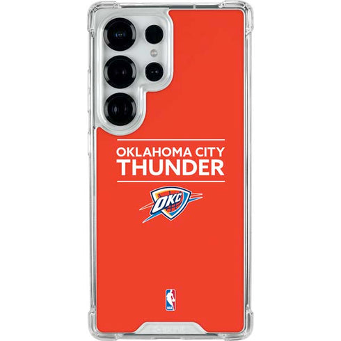 NBA Oklahoma City Thunder Standard - Orange Galaxy S26 Ultra Clear Case
