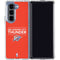 NBA Oklahoma City Thunder Standard - Orange Galaxy Z Fold5 5G Clear Case